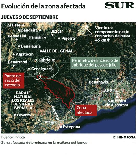 Incendio En Málaga El Incendio De Sierra Bermeja Se Bifurca Y Avanza