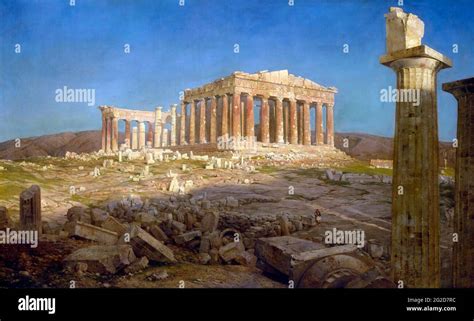 The Parthenon By Frederic Edwin Church 1826 1900 Oil On Canvas 1871