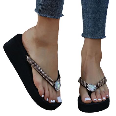 Juebong Sandals Clearance Under Flip Flops For Women Girls Slip On