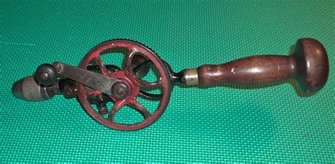 Vintage Goodell Pratt Co Two Speed Drill Pat Mar