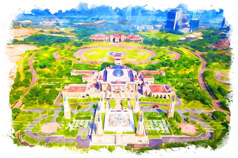 Malaysia Tropical Splash Watercolor Graphic by Poster Boutique