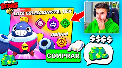 Gasto MUCHAS Gemas Para MAXEAR A TICK Brawl Stars YouTube