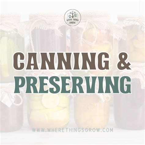 Canning Preserving Artofit