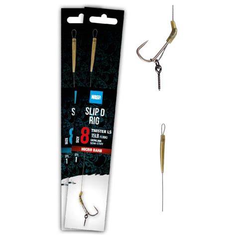 Nash Slip D Rig Micro Barbed