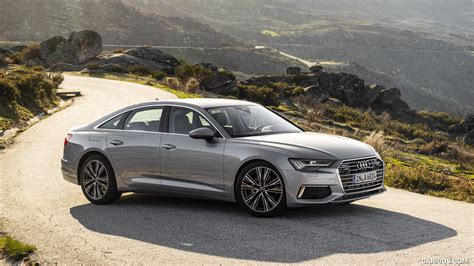 2019 Audi A6 Colour Florett Silver Front Three Quarter Hd Wallpaper 63