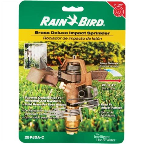 Rain Bird Impact Sprinkler Head 20 To 50 Psi 25pjda C 1 Qfc