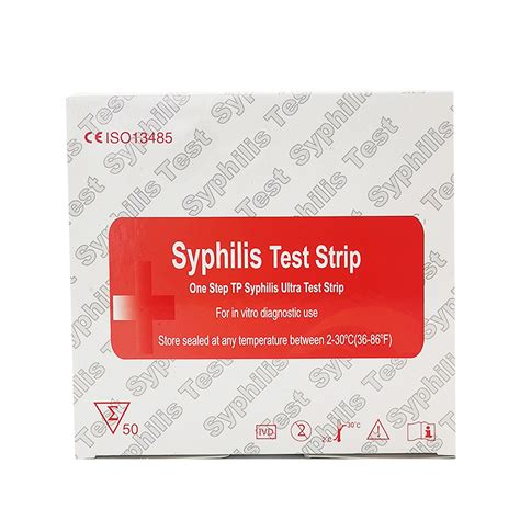 Infectious Test Syphilis Test Strip Cassette At Home Std Testing Tp