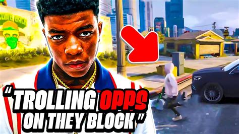 Yungeen Ace Makes His Opps Mad Trolling Them In His This Truck GTA RP