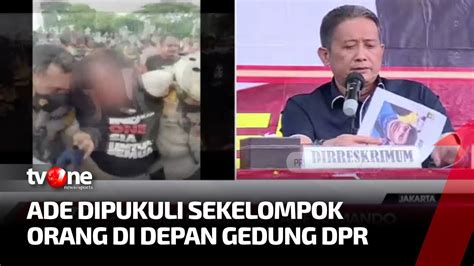 Ade Armando Dan Polisi Dikeroyok Pendemo Di Dpr Kabar Hari Ini