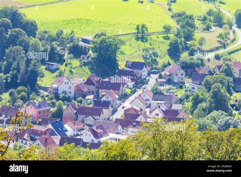 Ortsansicht Nazza Ist Eine Gemeinde Im Norden Des Wartburgkreises In