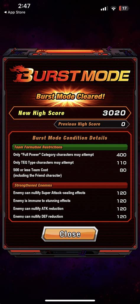 New Burst Mode 3000 Score Mission Completed - Inspired by the homie