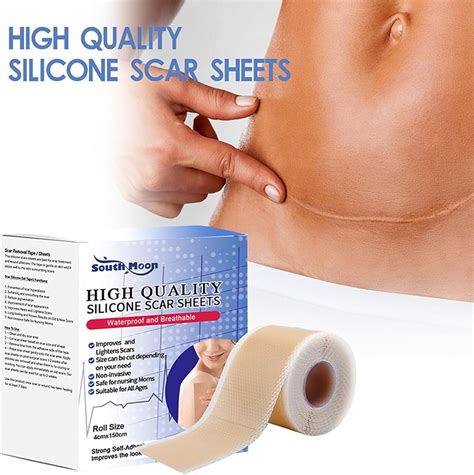 Cenryusa Clear Scars Tape Silica Gel Silicone Scar Tape For C Section