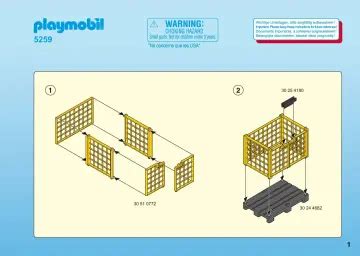 Abapri Playmobil A Cargo Team Mit Ladegut