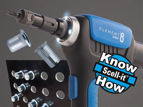 How To Set Rivnuts Using The E8 Battery Powered Tool Scell It Uk Ltd