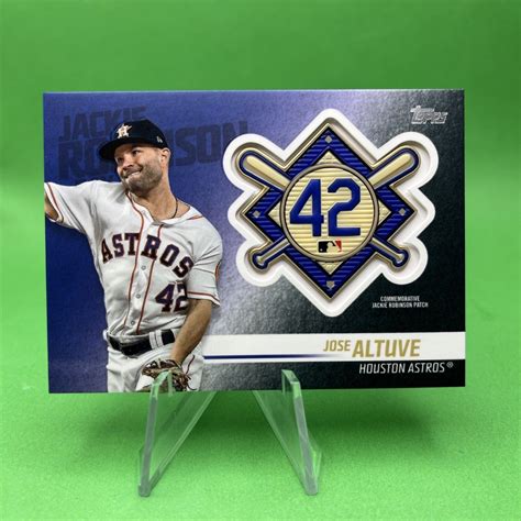 Jose Altuve Update Series Jackie Robinson Day Patch Card Jrp Ja