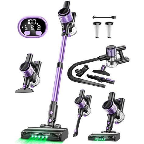 SUXIANGVAC Cordless Vacuum Cleaner, 30Kpa Powerful Suction 8-in-1 Stick