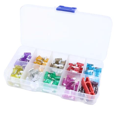 100pcs Assorted Car Truck Mini Low Profile Fuse Micro Blade Fuse Set Kit 3a 5a 10a 15a 20a 25a