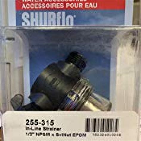 Shurflo Fresh Water Pump Strainer 255 315