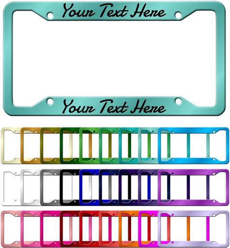 Custom License Plate Personalized Front License Plates Custom Car Tags Design Your