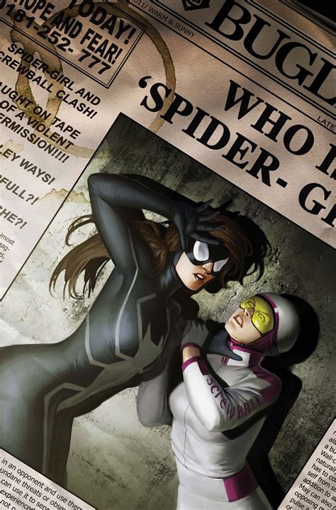 Spider Girl And Screwball Spider Girl Marvel Comics Art Spiderman Comic