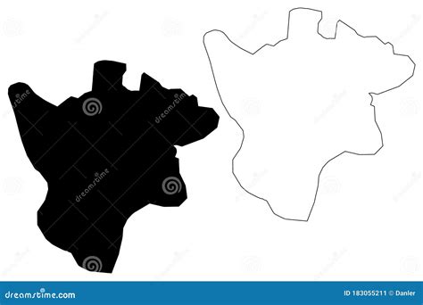 Ranchi City Republic of India, Jharkhand State Map Vector Illustration ...