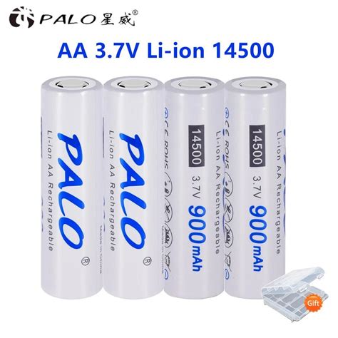 Cheap Palo Mah V Li Ion Rechargeable Batteries Aa Battery