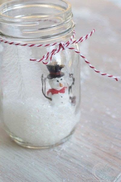 Mason Jar Snow Globes Finding Silver Pennies Snow Globe Mason Jar