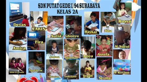 ANAK SDN PUTAT GEDE I 94 SURABAYA KELAS 2A SEMANGAT BELAJAR YouTube