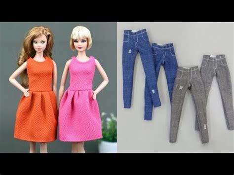 Çoraptan barbie elbise yapımı barbie jeans etek pantolon nasıl