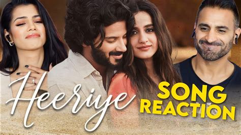 HEERIYE REACTION Jasleen Royal Ft Arijit Singh Dulquer Salmaan