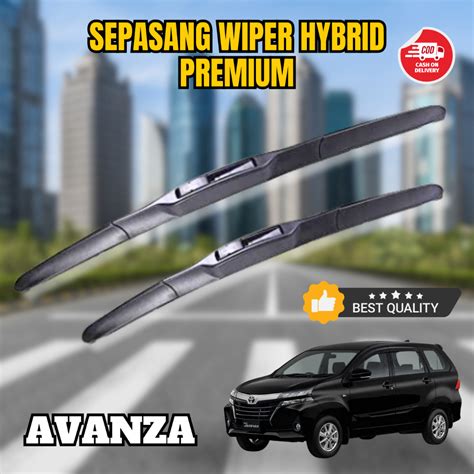 Jual Wiper Hybrid Mobil Toyota Avanza Sepasang 2004 2015 Dan Model