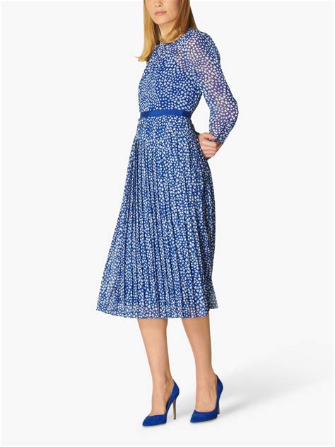 Designed With A Pleated Skirt This Midi Dress From L K Bennett Is