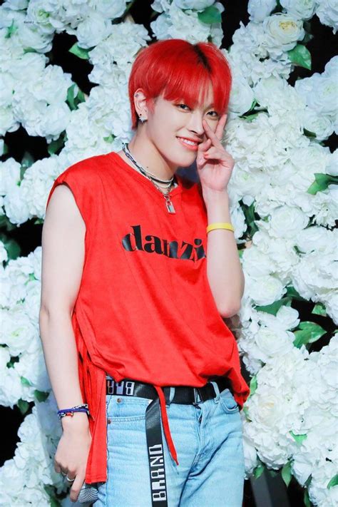 Hongjoong Pics On Twitter Kim Hongjoong Red Hair Celebrities