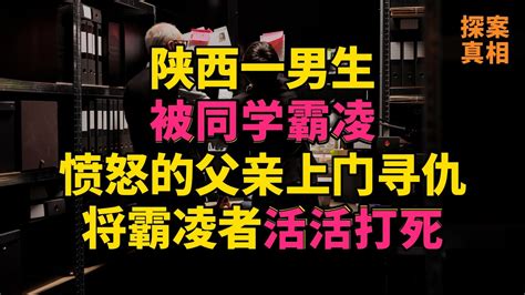 大案紀實 刑事案件 案件解說 陕西一男生被同学霸凌，愤怒的父亲上门寻仇，将霸凌者活活打死 Youtube