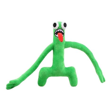 Boneco Green Rainbow Friends Jogo Roblox Pelúcia Verde Lingua Submarino