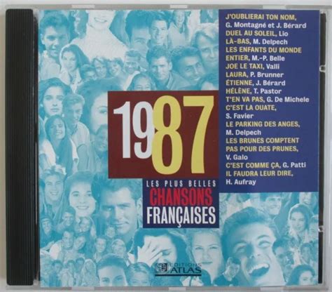 CD LES PLUS Belles Chansons Françaises 1987 Lio Hugues Aufray