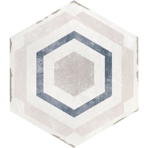 Carrelage sol hexagonal San Marin Tharros 14x16 cm Réflex Boutique