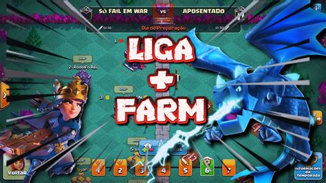 Atacando Na Liga Eventos Clash Of Clans Youtube