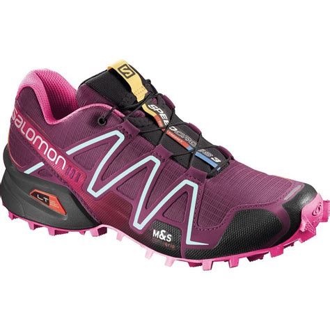 For Softball Salomon Speedcross 3 Trail Running Shoe Women S Bordeaux Hot Pink Lotus Pink