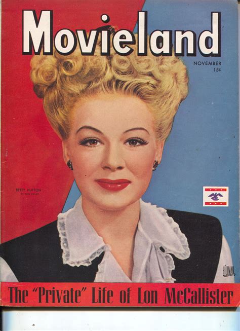 Movieland Betty Hutton Cary Grant Angela Lansbury Lon Mccallister Nov