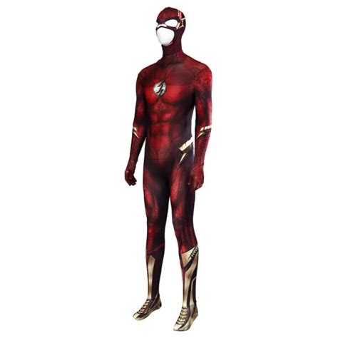 The Flash 2023 Costume Barry Allen Cosplay Hallowcos