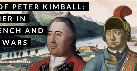 Diary Of Peter Kimball A Soldier In The French And Indian War