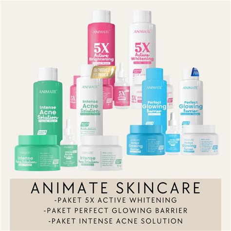 Jual Mfi Animate Paket Skincare Series In L Active Whitening L