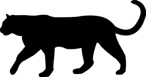 Black Panther Silhouette - ClipArt Best