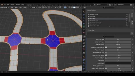 Blender City Streets Road Generator Geometry Nodes Version Tease