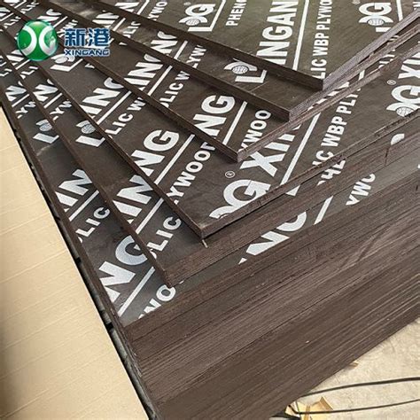 China Customized 18MM Marine Plywood Shuttering Plywood Black Brown