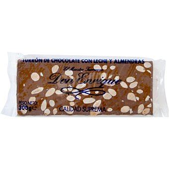 Enrique garrigos monerris turrón de chocolate con almendras Calidad