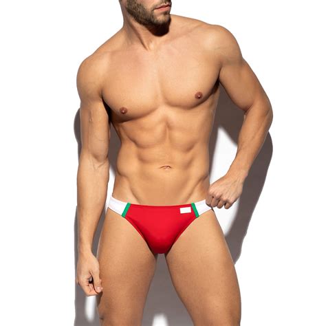 Bikini De Ba O Banderas Rojo Ba Adores Slips Para Hombre De Marc