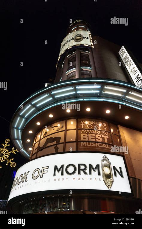 The Book Of Mormon At The Prince Of Wales Theatre In London Stock Photo