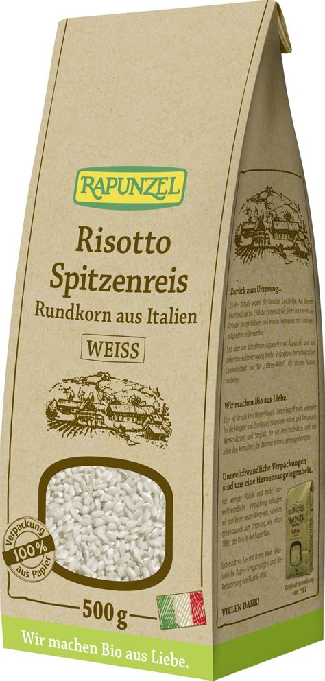 Rapunzel Riz Pour Risotto Ribe Bio Blanc G Boutique En Ligne